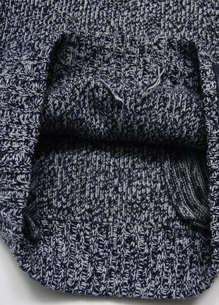 Superdry s* / плотный тёплый вязаный свитер под горло на молнии10 фото