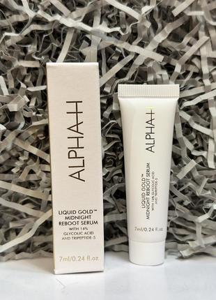 Сыворотка для лица с гликолевой кислотой alpha-h liquid gold face firming & brightening serum