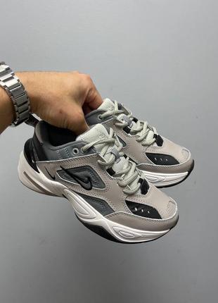 Кроссовки женские nike m2k tekno «atmosphere grey black’ 2