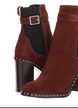 Замшевые брендовые сапоги rag&bone р.38