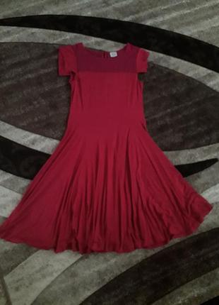Итальянское платье ягодного цвета armani jeans