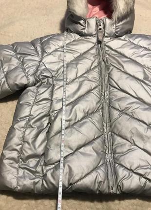 Куртка зимняя утеплённая на флисовой подкладке н&м7 фото
