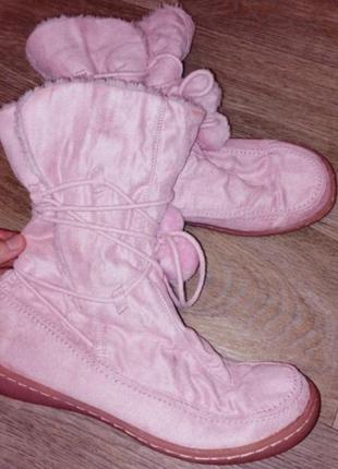 Женские ботинки на шнуровке, зимние ботинки женские, розовые ботинки, женские замшевые сапоги, распродажа , женская обувь, женская одежда2 фото
