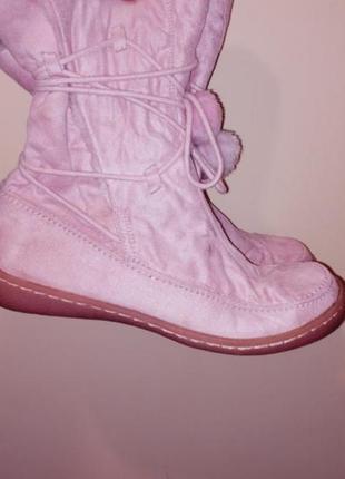Женские ботинки на шнуровке, зимние ботинки женские, розовые ботинки, женские замшевые сапоги, распродажа , женская обувь, женская одежда1 фото
