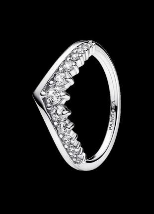 Серебряное кольцо пандора "тиара"