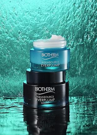 Пробник крем для чувствительной кожи biotherm aquasource everplump moisturizer cream6 фото