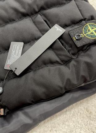 Жилетка stone island чоловіча чорна весна\осінь, безрукавка модна для чоловіків2 фото