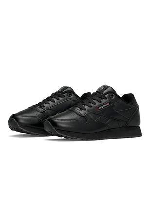 Женские кроссовки reebok classic black