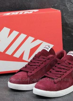 Nike supreme burgundy мужские