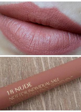 Олівець estee lauder double wear stay-in-place lip pencil 18 nude міні версія