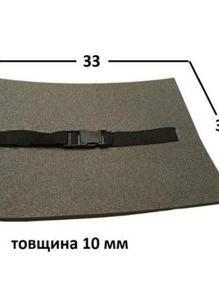 Туристична сидушка(пінопопа) 33х30 grey 15 мм (sk0005)2 фото