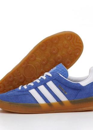 Чоловічі кросівки adidas gazelle indoor blue 40-42-43-44-45