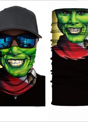 Мото бафф green mask. качественная бафф на лицо1 фото