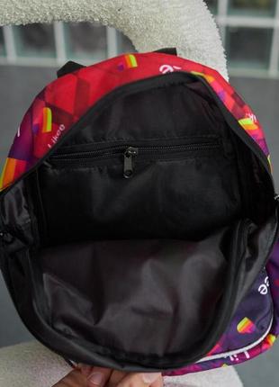 Рюкзак мини likee фиолетовый / размеры минирюкзака 32*24*11 см5 фото