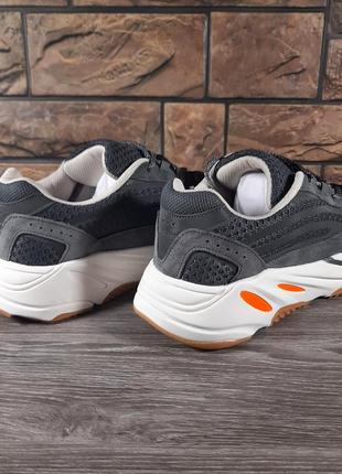 Кроссовки мужские adidas yeezy вoost 700 v2 серые кроссовки с белой ...
