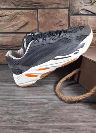 Мужские кроссовки adidas yeezy вoost 700 v2  кроссовки  изи буст 700  серые6 фото