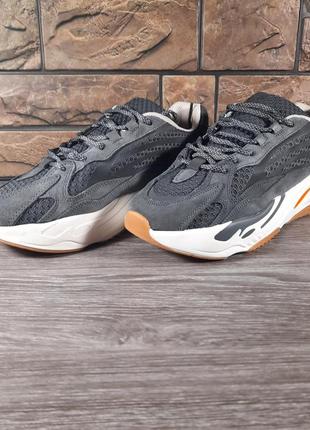 Мужские кроссовки adidas yeezy вoost 700 v2  кроссовки  изи буст 700  серые4 фото