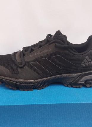 Кросівки чоловічі чорні adidas fast marathon 2.0