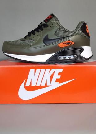 Кроссовки мужские nike air max 90 зеленые кроссовки для парней кроссовки мужские для спорта легкие кроссовки