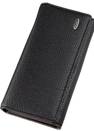 Кошелек женский из зернистой экокожи kivi 19056 черный