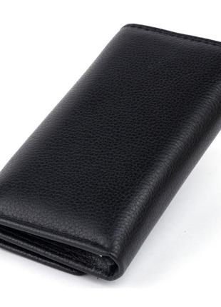 Ключница-кошелек женская st leather 19221 черная2 фото