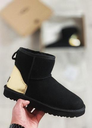 Шикарні жіночі чоботи ugg з натуральним хутром /осінь/зима/весна😍5 фото