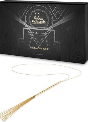 Цепочка-плеть на шею bijoux indiscrets magnifique necklace whip gold