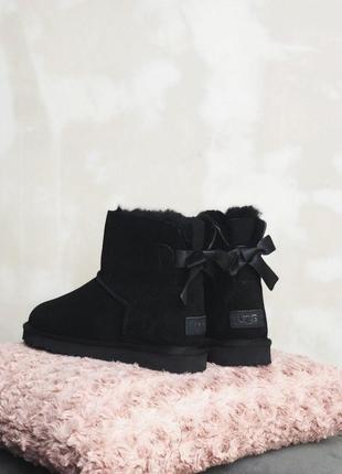 Женские зимние меховые сапоги ugg mini bailey /осень/зима/весна😍2 фото