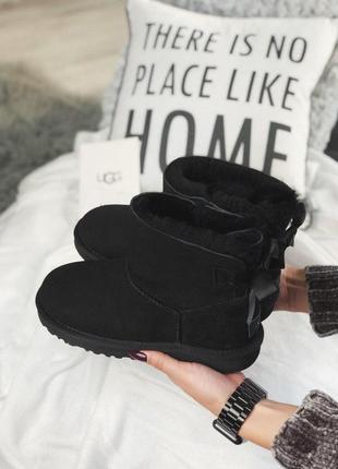 Женские зимние меховые сапоги ugg mini bailey /осень/зима/весна😍4 фото