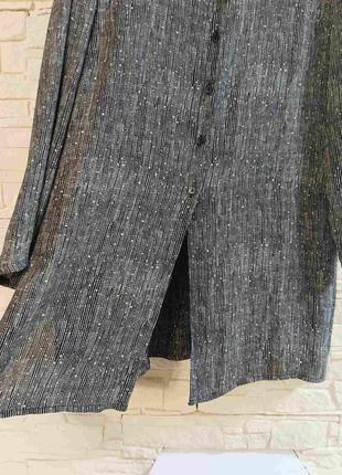 Женская длинная рубашка ,туника из натуральной ткани, батал, 48 50 размер3 фото