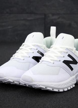 Кроссовки new balance 574 sport v2 white, нью беленс белые, кросівки нью баланс 574 білі2 фото