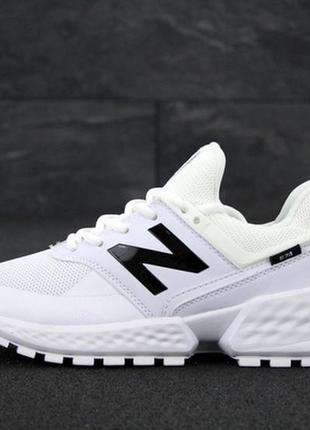 Кроссовки new balance 574 sport v2 white, нью беленс белые, кросівки нью баланс 574 білі4 фото