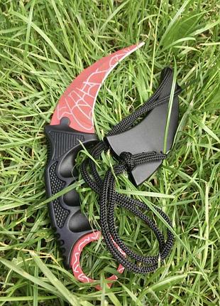 Нож керамбит spider man web