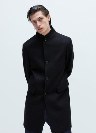 Вовняне пальто zara, розмір xl2 фото