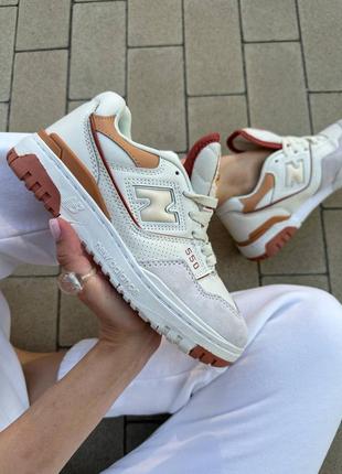 Кроссовки new balance 550 низкие на шнуровке кроссовки женские nb спортивные стильные удобные3 фото