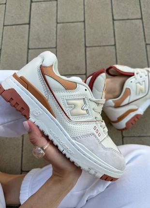 Кроссовки new balance 550 низкие на шнуровке кроссовки женские nb спортивные стильные удобные4 фото