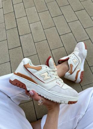 Кроссовки new balance 550 низкие на шнуровке кроссовки женские nb спортивные стильные удобные5 фото