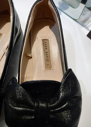 Фирменные женские туфли zara basic5 фото