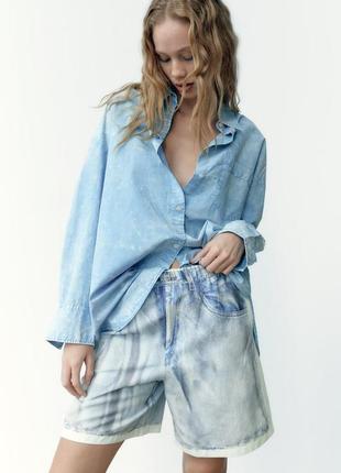 Сорочка оверсайз zara