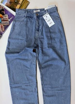 Стильные широкие джинсы bershka4 фото