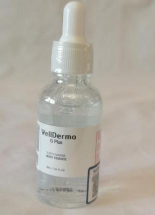 Эссенция для упругости кожи с коллагеном wellderma g plus earth marine moist essence 30 мл1 фото