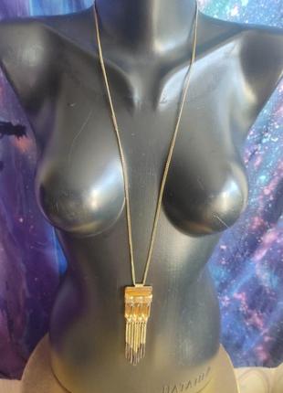Кулон в грузовом стиле accessorize на длинной цепочке