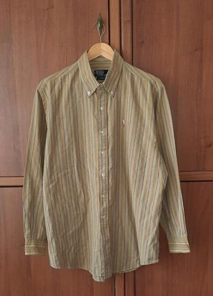 Винтажная мужская рубашка polo by ralph lauren vintage