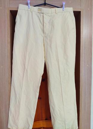 Stromberg для мужчин отличного качества хлопковые чиносы, брюки, брюки светлые желтые2 фото