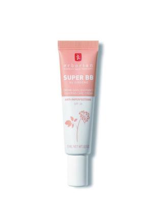 Тонуючий крем для обличчя erborian super bb cream clair, 15 мл