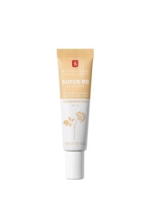 Тонуючий крем для обличчя erborian super bb cream nude, 15 мл