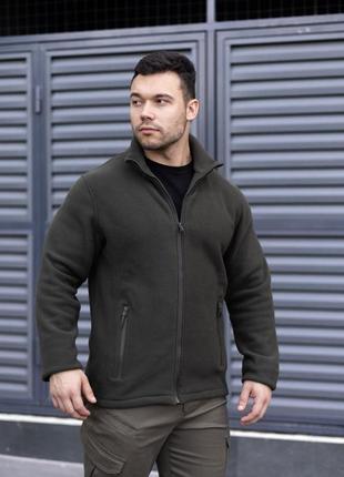 Мужская кофта толстовка флисовая теплая зимняя на молнии мужские кофты повседневные...