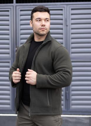 Мужская кофта толстовка флисовая теплая зимняя на молнии мужские кофты повседневные...