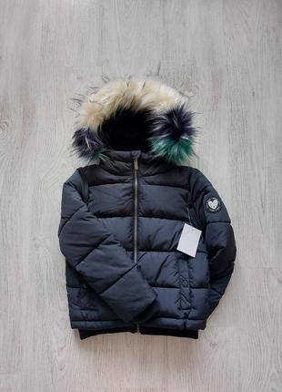 Мембранная куртка/пуфер c&amp;a 122/128р. 2