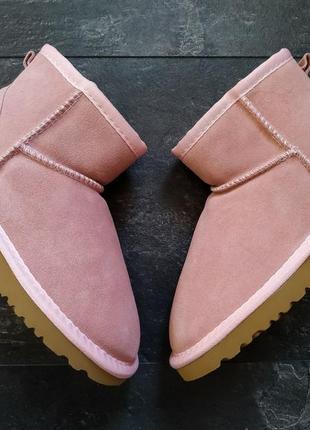 Ugg pink, уггі жіночі зимові, жіночі зимові угі з хутром8 фото